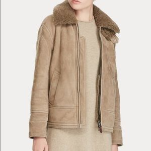POLO RALPH LAUREN Shearling Bomber Jacket